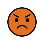 Pouting Face SVG Icon